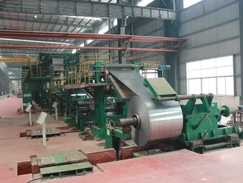 Uncoiling process of galvanizing line