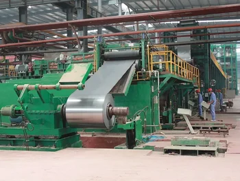 Uncoiling process of continuous annealing line