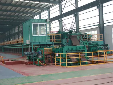 Uncoiling process of steel pickling line
