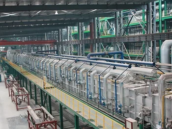 1,500,000t steel annealing and galvanizing line