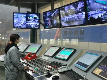 Control room for 2,500,000t cold rolled steel galvanizing line