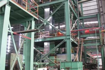 Galvanized steel coil production line