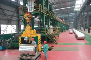 Galvanized steel coil production line