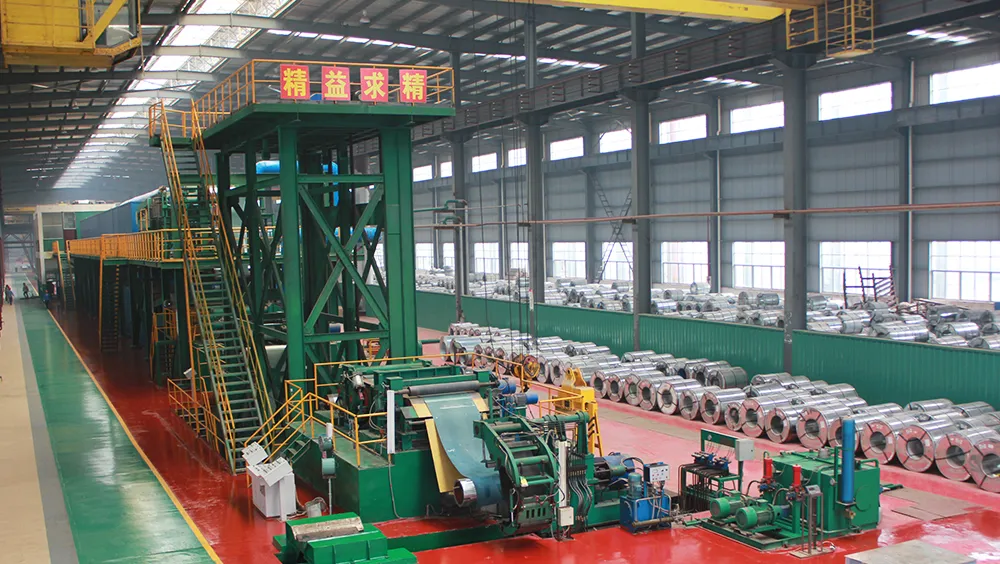 The first color-coating line of private enterprises in China