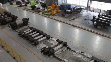 Steel Processing at Hunan Manufacturing Base 1